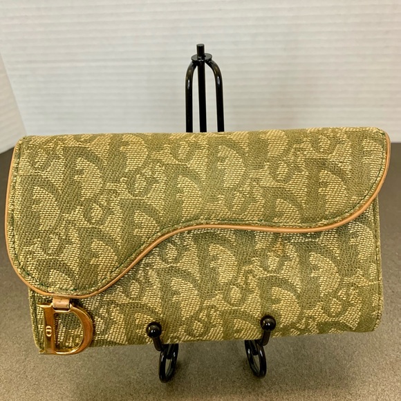 Christian Dior Trotter Wallet, Canvas and Leather - Picture 1 of 10